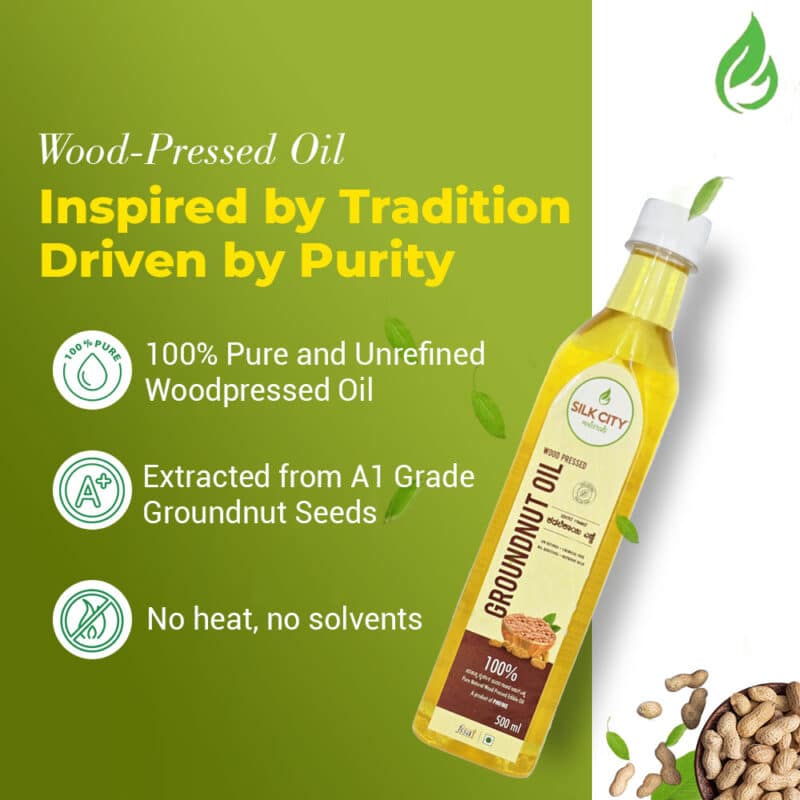 Wood Pressed Groundnut Oil - Image 3