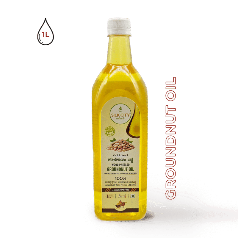 Wood Pressed Groundnut Oil