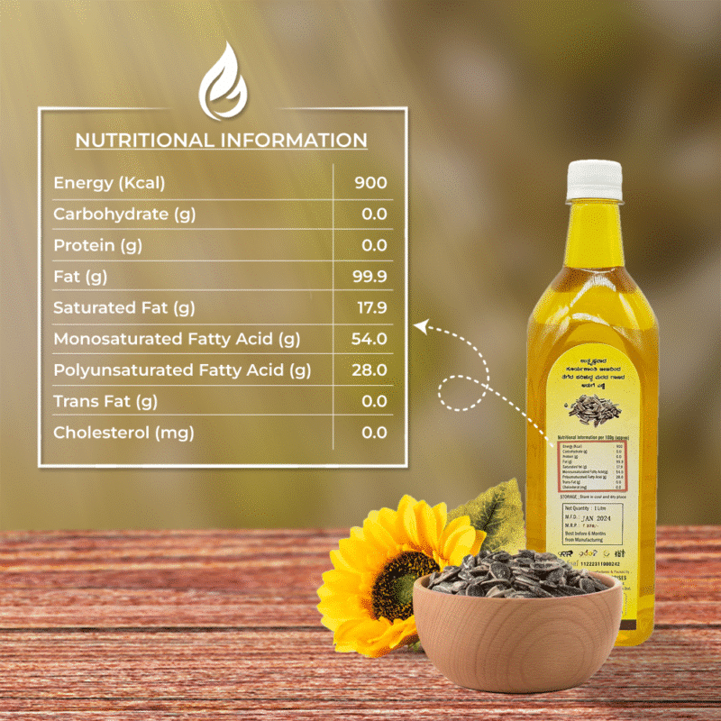 Wood Pressed Sunflower Oil - Image 4