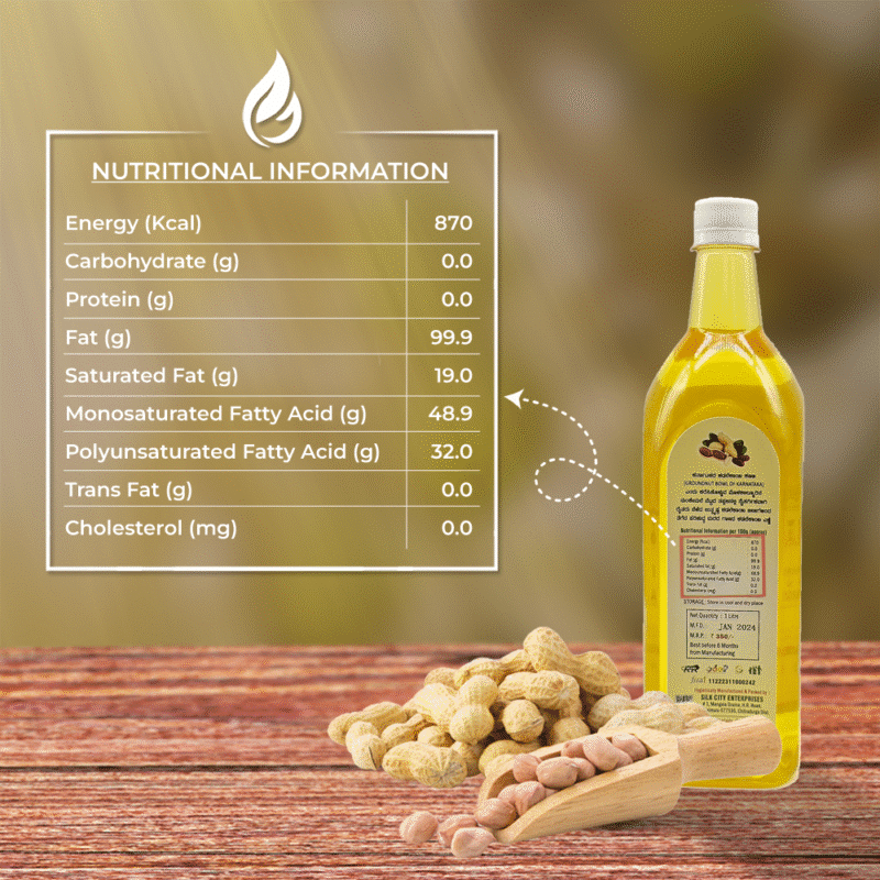 Wood Pressed Groundnut Oil - Image 4