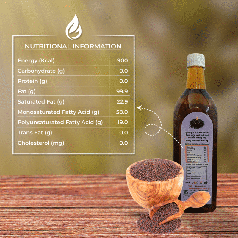 Wood Pressed Mustard Oil - Image 4