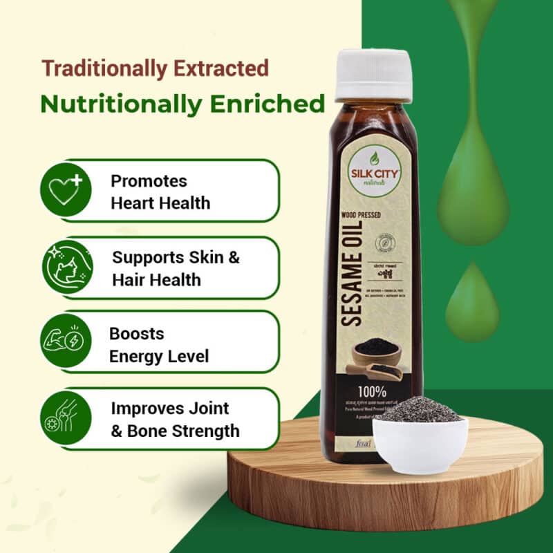 Wood Pressed Sesame Oil - Image 2