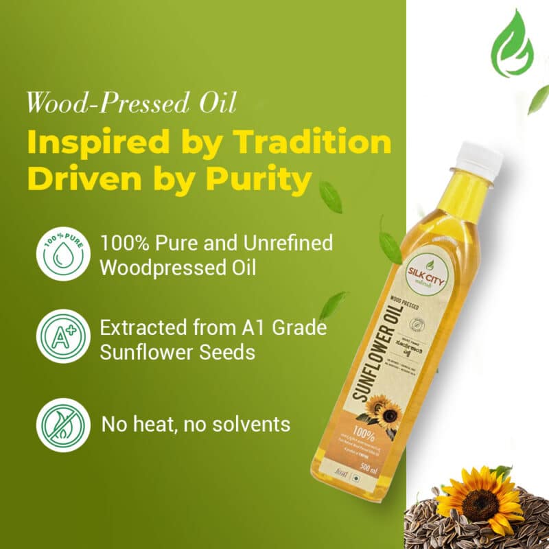 Wood Pressed Sunflower Oil - Image 3