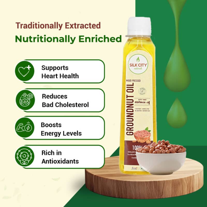Wood Pressed Groundnut Oil - Image 2