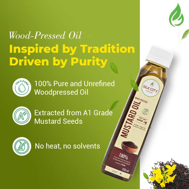 Wood Pressed Mustard Oil - Image 3