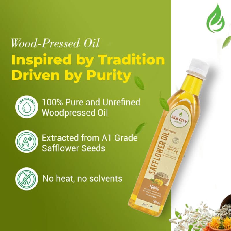 Wood Pressed Safflower Oil - Image 3