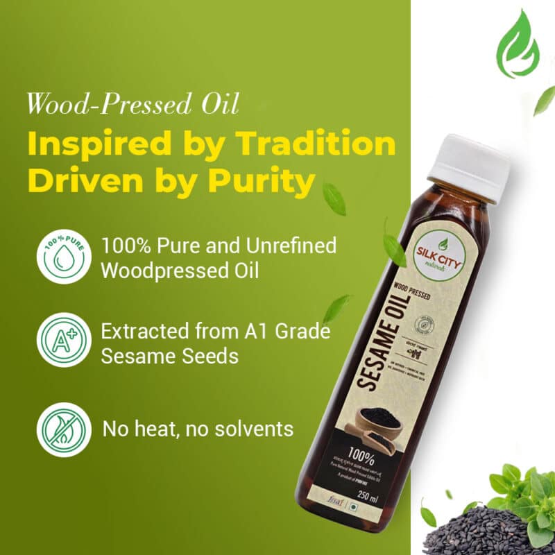 Wood Pressed Sesame Oil - Image 3